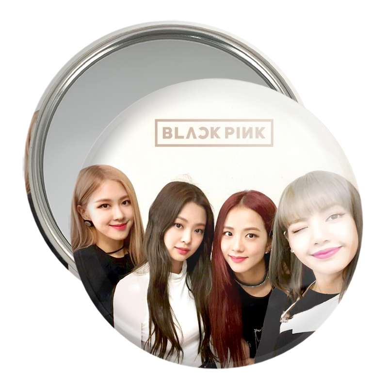 آینه جیبی خندالو مدل گروه بلک پینک Black Pink کد 16720 آینه جیبی خندالو مدل گروه بلک پینک Black Pink کد 16720