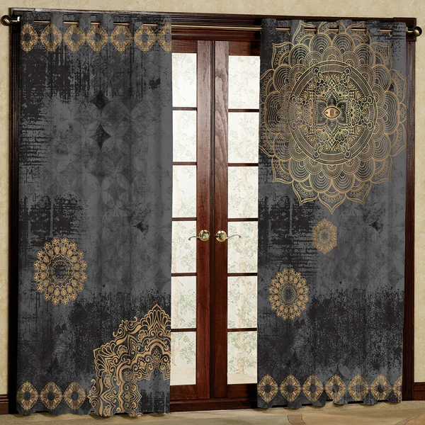 پرده مدل مخمل پانچی کد 7739 سایز 280x140 سانتی متر