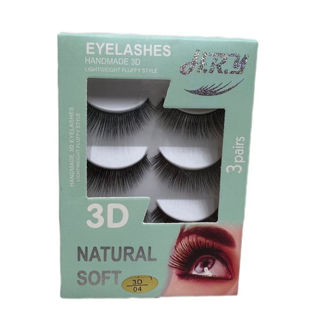 مژه مصنوعی اچ آر وای مدل موی طبیعی شماره 04