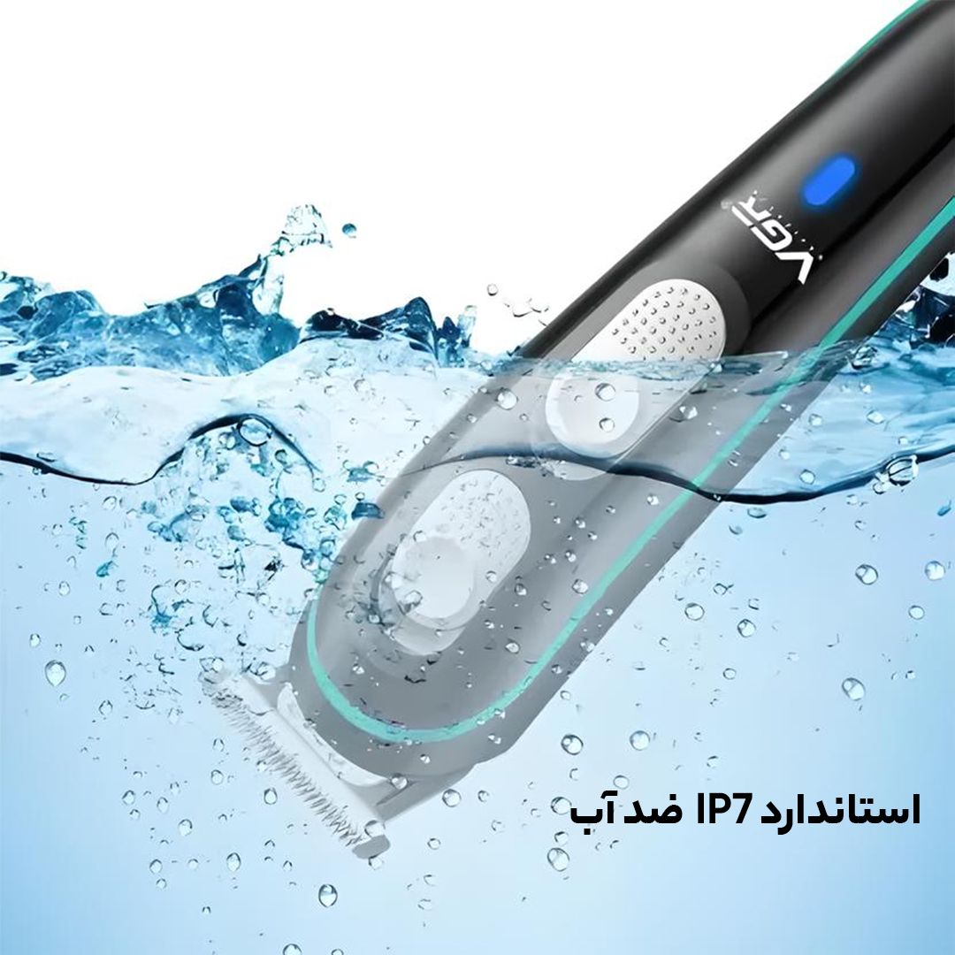 ماشین اصلاح موی سر و صورت وی جی ار مدل V-055 -  - 10