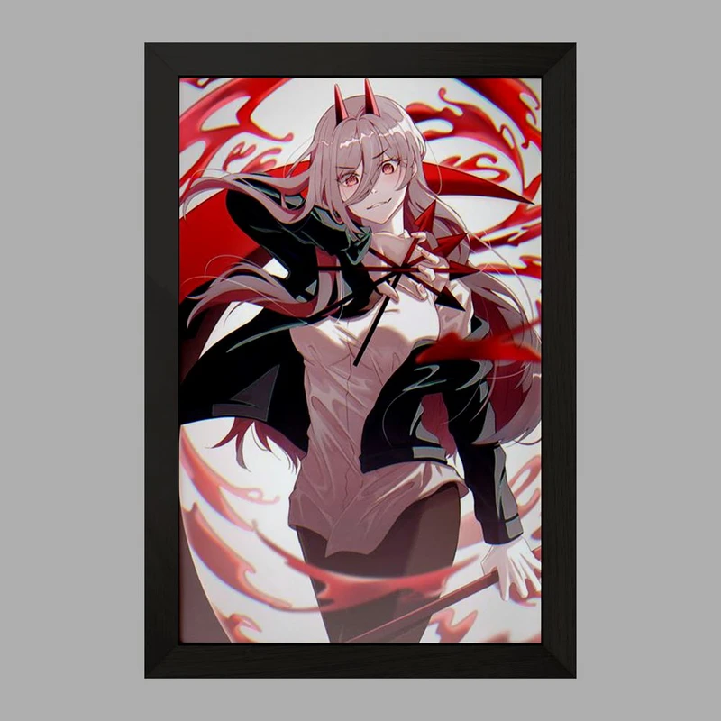 تابلو خندالو مدل پاور انیمه مرد اره ای Chainsaw Man  کد 17897