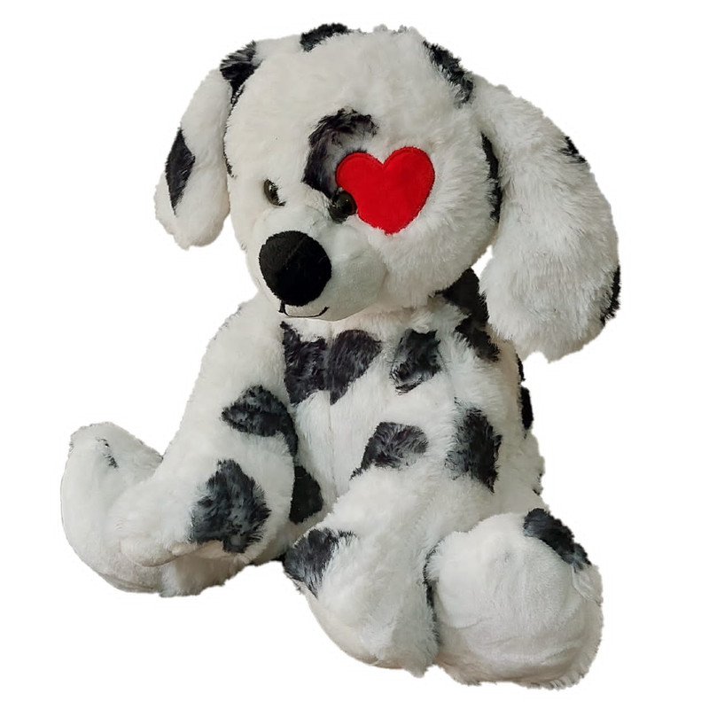 عروسک طرح سگ مدل Noah Ark Dog with Heart کد SZT4/264 ارتفاع 35 سانتی متر