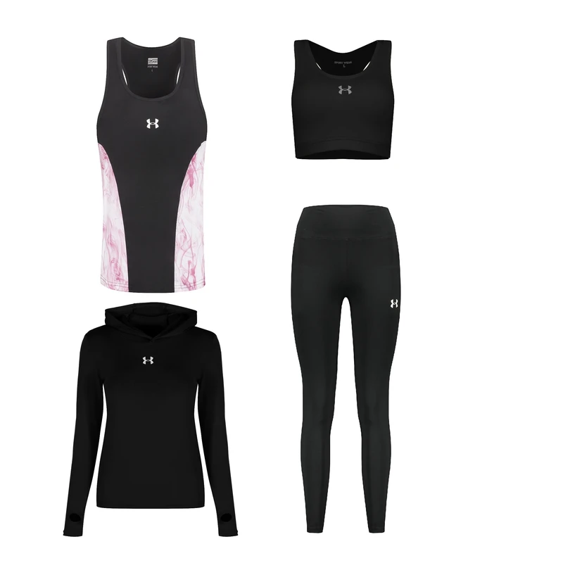 ست چهار تکه لباس ورزشی زنانه مدل 1801-4104-176-8101