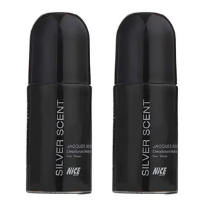  رول ضد تعریق مردانه نایس پاپت مدل silver scent حجم 60 میلی لیتر مجموعه دو عددی 