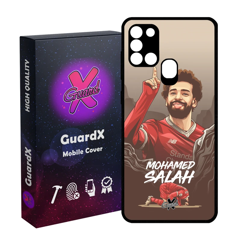 کاور گارد ایکس طرح Salah مدل Glass10481 مناسب برای گوشی موبایل سامسونگ Galaxy A21s