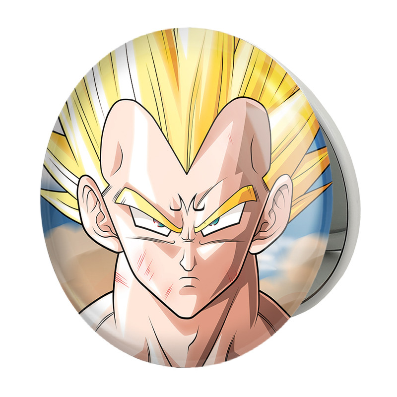آینه جیبی خندالو طرح برولی انیمه دراگون بال Dragon Ball مدل تاشو کد 12054 