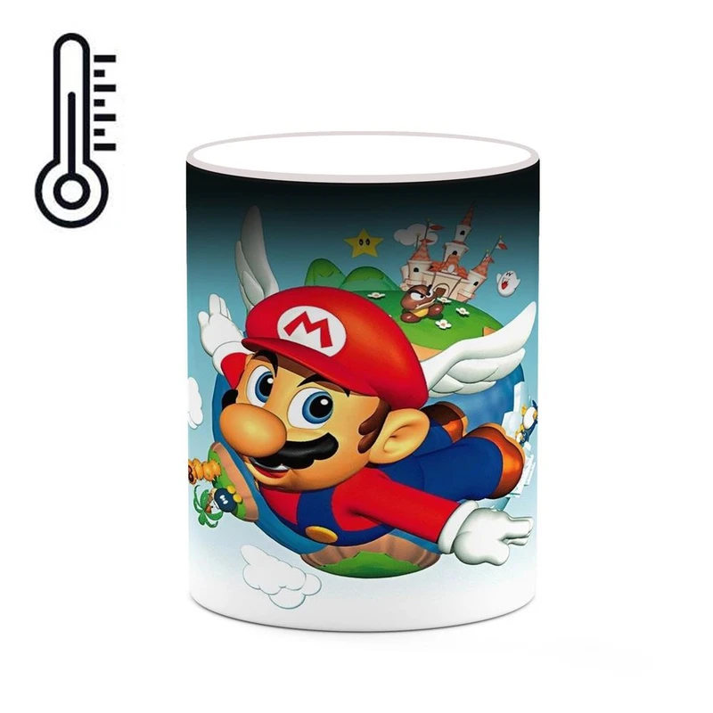 ماگ حرارتی کاکتی مدل بازی سوپر ماریو Super Mario کد mgh30554