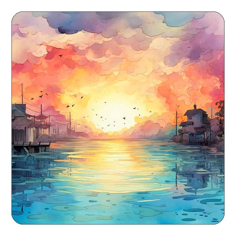 مگنت کاکتی طرح نقاشی رنگ روغن مدل mp70513