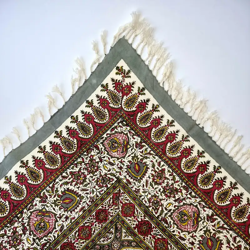 رومیزی قلمکار مدل QHSA7 طرح حلورده ای