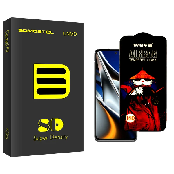 محافظ صفحه نمایش شیشه ای سوماستل مدل SD Glass AirBag مناسب برای گوشی موبایل شیائومی Poco X4 Pro 5G