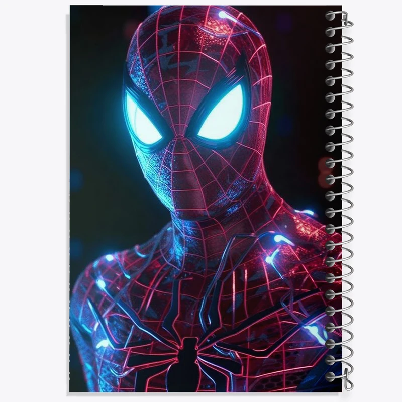 دفتر شطرنجی 50 برگ خندالو طرح مرد عنکبوتی (Spider Man) کد N1772