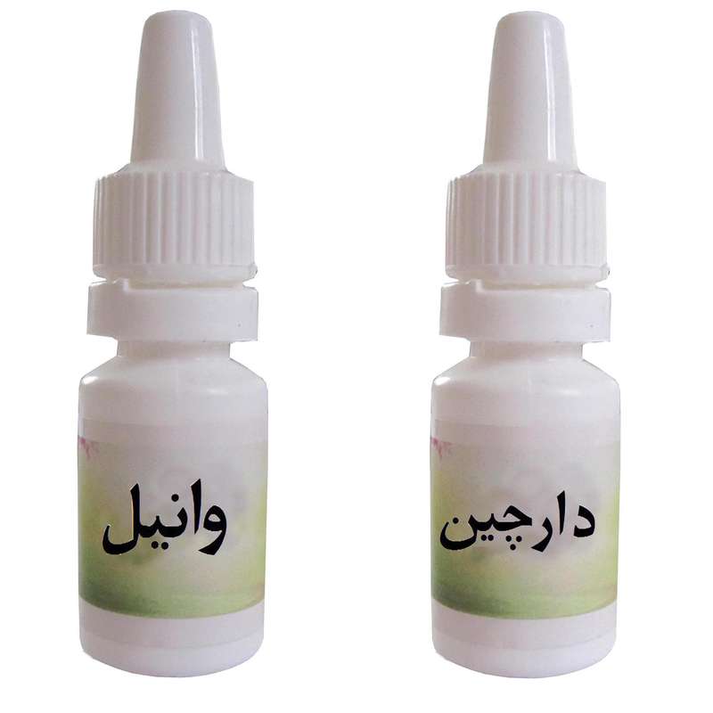 اسانس شمع مدل دارچين و وانيل حجم 10 ميلي گرم بسته 2 عددي اسانس شمع مدل دارچين و وانيل حجم 10 ميلي گرم بسته 2 عددي