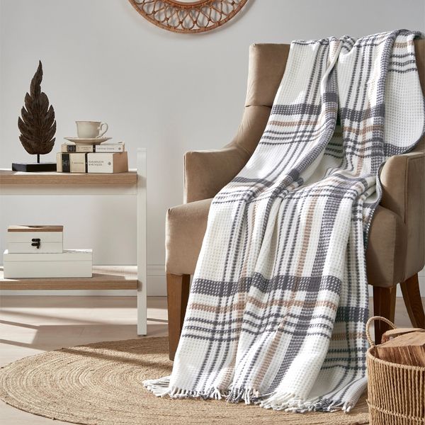 پتو دو نفره ازدیلک مدل Scotch Battaniye سایز 220x180 سانتیمتر