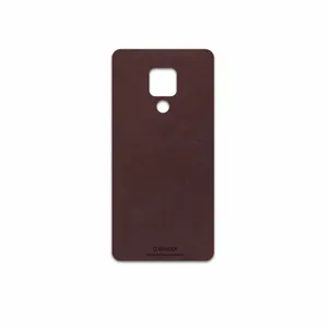MAHOOT Matte-Dark-Brown-Leather Cover Sticker for Huawei Mate 20 X