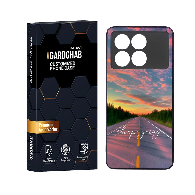 کاور گارد قاب علوی مدل دور ژله ای مناسب برای گوشی موبایل شیائومی Poco X6 Pro