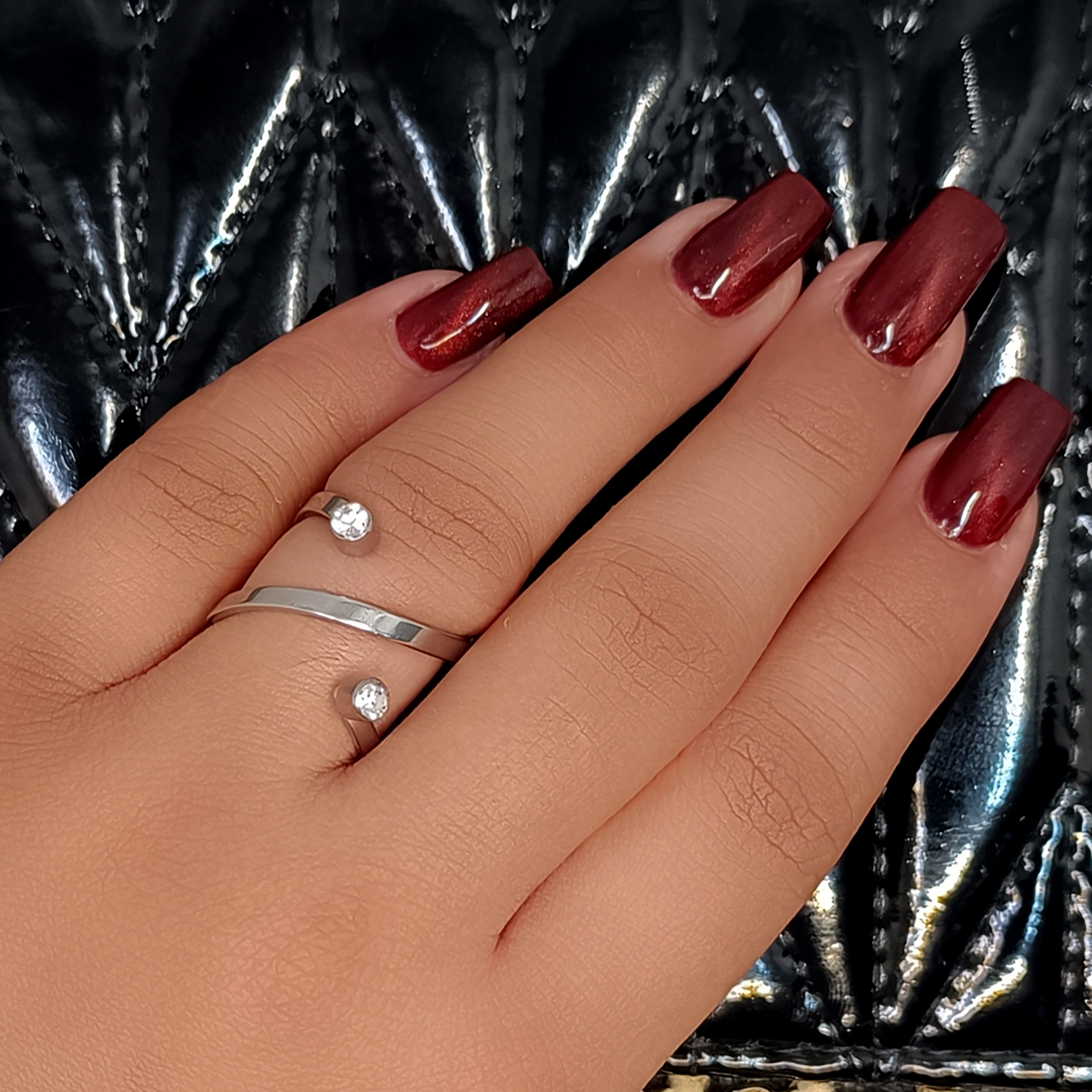 انگشتر زنانه طرح نگین کد RKH_1688