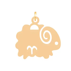 آویز گردنبند طلا 18 عیار زنانه باراد زر مدل نماد فروردین BZ221