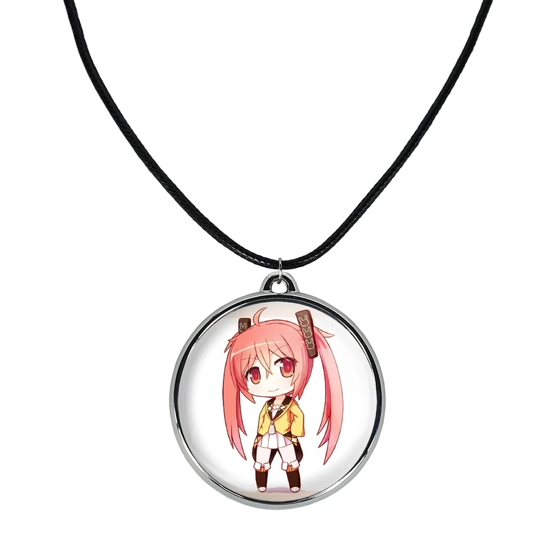 گردنبند خندالو مدل انجو و هانزاکی انیمه گلوله سیاه کد 3584135842