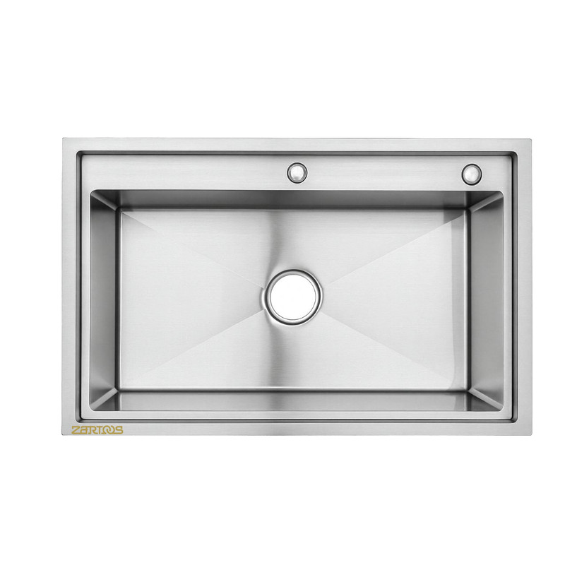 سینک ظرفشویی استیل توکار یک لگنه زرتوس مدل ZS8052