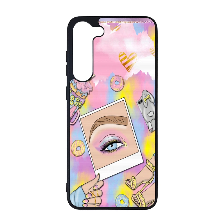 کاور گالری وبفر طرح چشم مناسب برای گوشی موبایل سامسونگ galaxy s23 plus