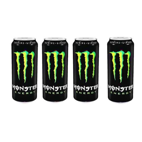 نوشیدنی انرژی زا مانستر حجم 500 میلی لیتر بسته 4 عددی