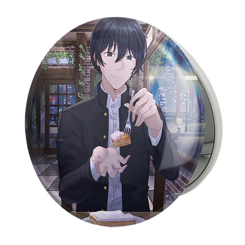 آینه جیبی خندالو طرح بازی تسوکی هیمه‌ (Tsukihime) مدل تاشو کد 34493