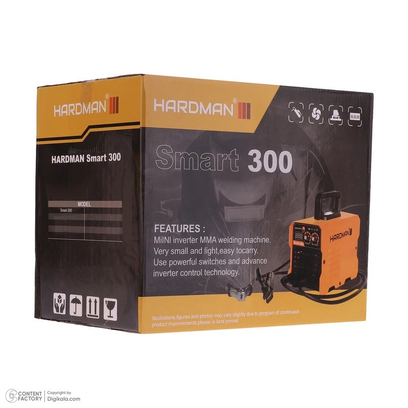 دستگاه اینورتر جوشکاری 300 آمپر هاردمن کد 100226