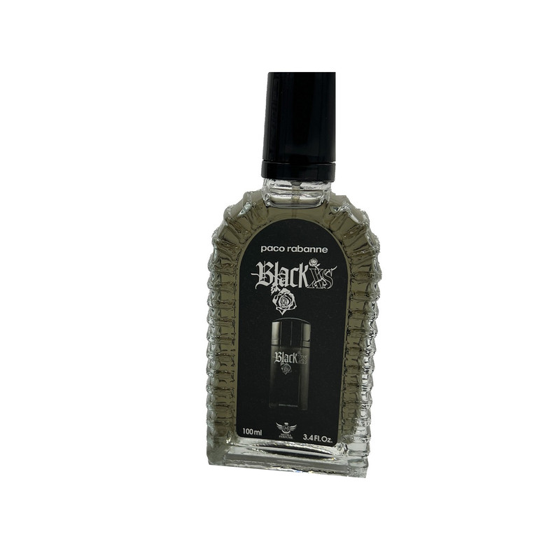 ادو پرفیوم مردانه گریت سان مدل بلک ایکس اس BLACK XS با رایحه گرم و شیرین حجم 100 میلی لیتر