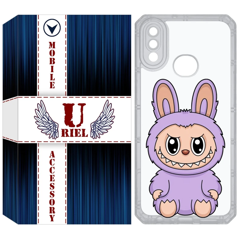 کاور یوریل قاب مدل Clear کد 130 طرح لبوبو مناسب برای گوشی موبایل سامسونگ Galaxy A10S / M10S