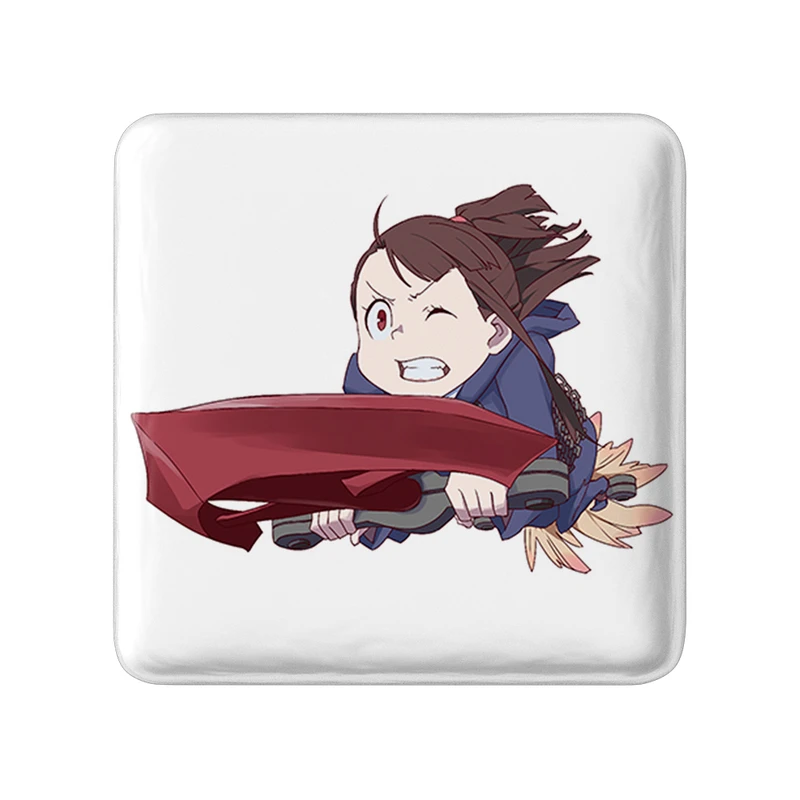 مگنت خندالو طرح اکو انیمه جادوگران کوچک Little Witch Academia  مدل مربعی کد 22917