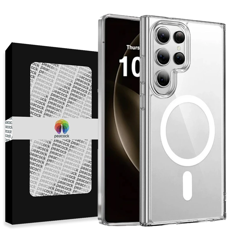 کاور پیکوک مدل Clear Magsafe مناسب برای گوشی موبایل سامسونگ Galaxy S24 Ultra