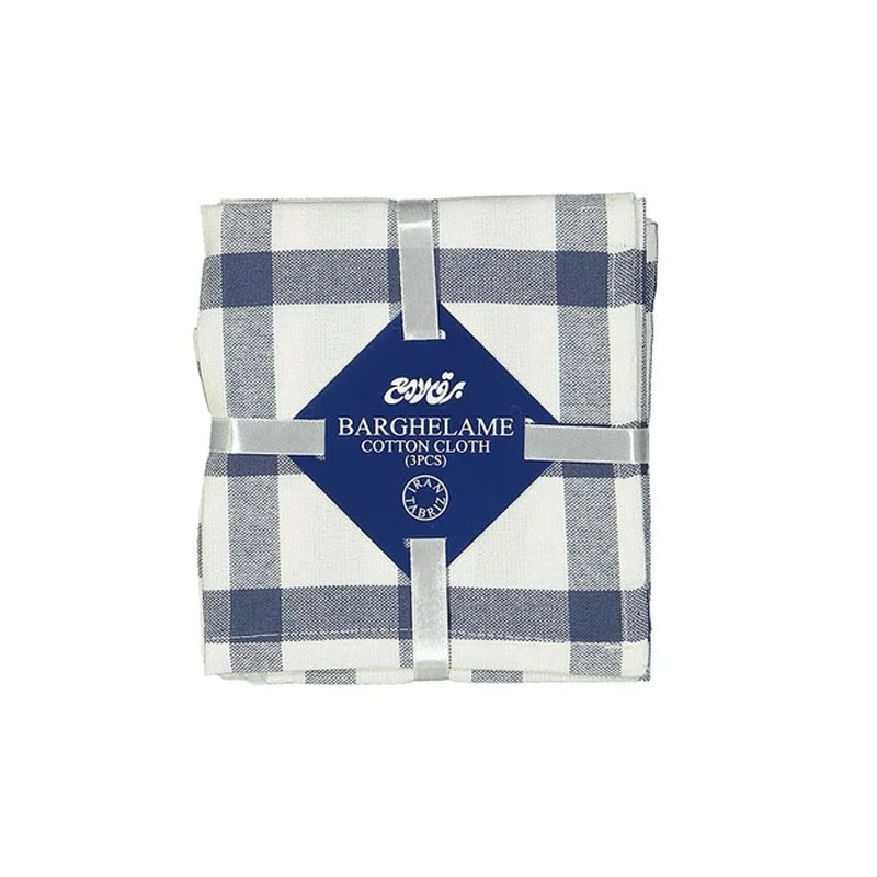 دستمال آشپزخانه برق لامع مدل مربع کد B11 مجموعه 3 عددی