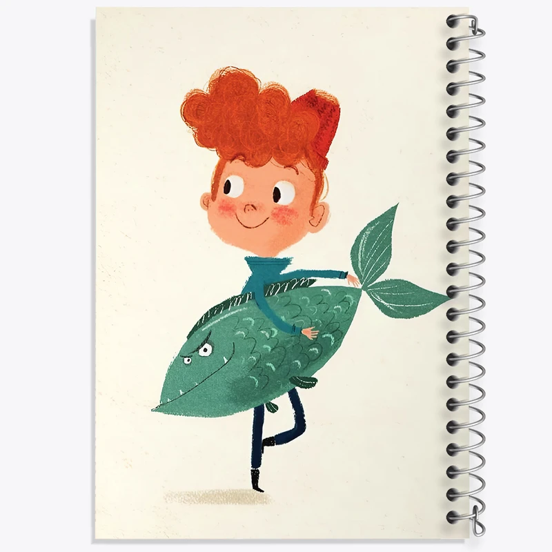 دفتر لیست خرید 50 برگ خندالو طرح پسرانه کد N5639