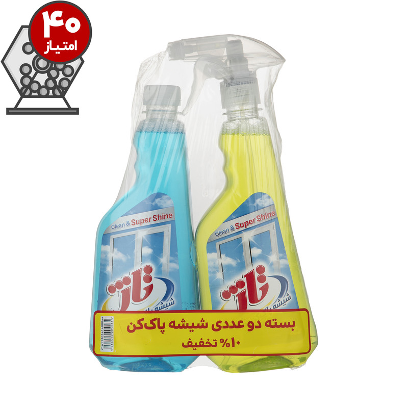 شیشه پاک کن تاژ - 500 گرم مجموعه 2 عددی