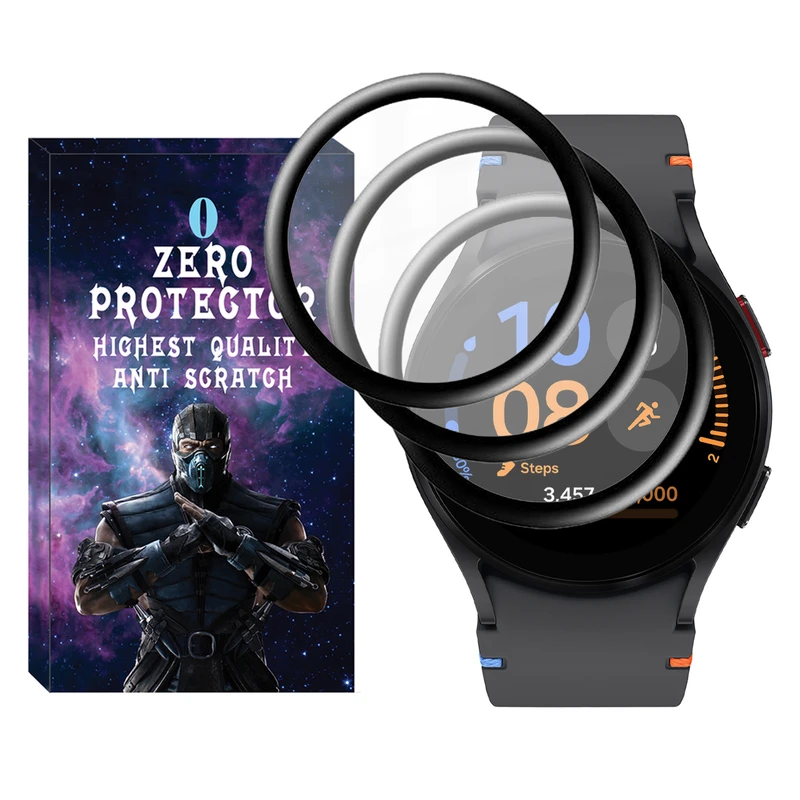 محافظ صفحه نمایش نانو زیرو مدل Pmma-ZR مناسب برای ساعت هوشمند سامسونگ Galaxy Watch FE بسته سه عددی