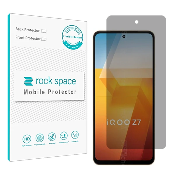 محافظ صفحه نمایش حریم شخصی راک اسپیس کد PRV مناسب برای گوشی موبایل ویوو iQOO Z7 (China)