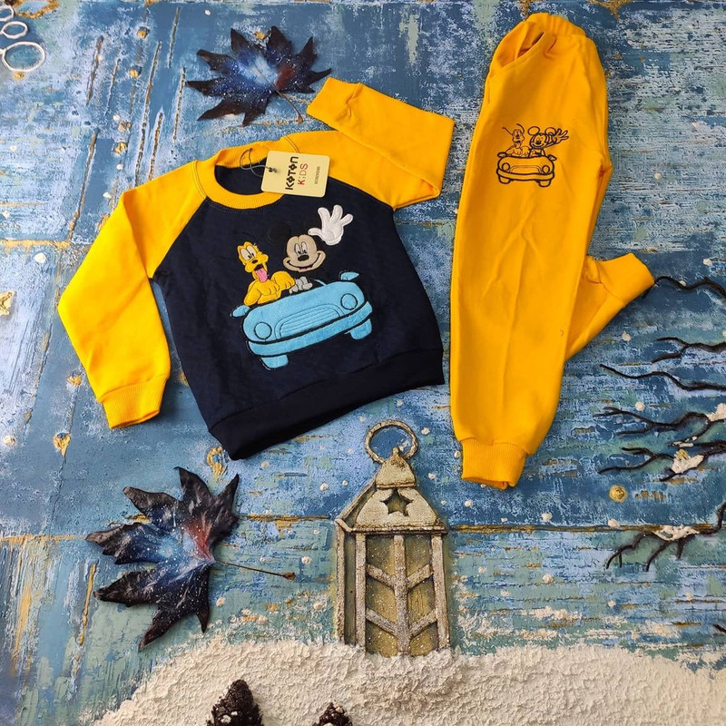 ست تیشرت و شلوار پسرانه مدل jk477