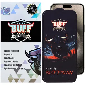 Buff BullRun Crystal Pro-G Glass Screen Protector For Apple iPhone 15 Pro Max