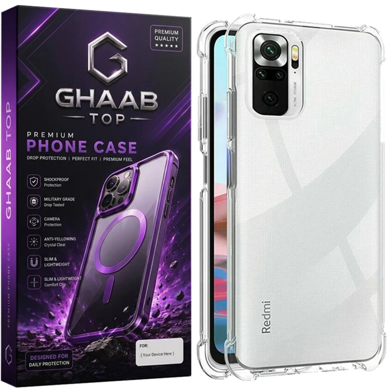 کاور قاب تاپ مدل ژله ای مناسب برای گوشی موبایل شیائومی Redmi Note 10 Pro 4G / Note 10 Pro Max
