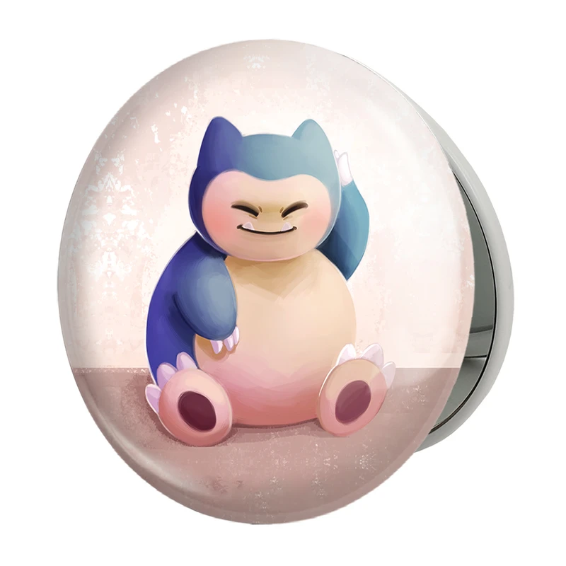 آینه جیبی خندالو طرح اسنورلکس انیمه پوکمون مدل تاشو کد 17318 