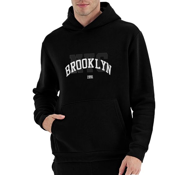 هودی ورزشی مردانه نوزده نودیک مدل GK46 BK