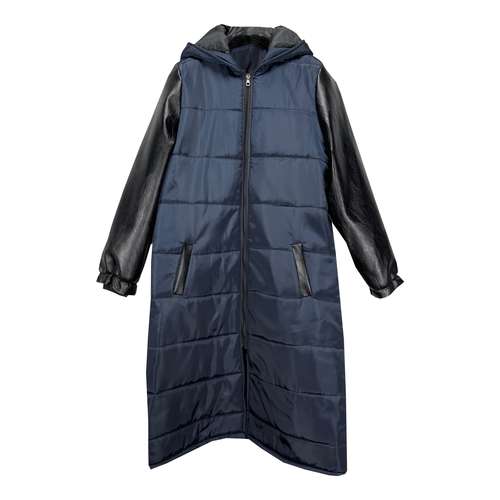 کاپشن زنانه مدل پفی چرمی