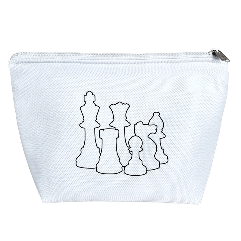 کیف لوازم آرایش دخترانه خندالو مدل شطرنج کد 3381