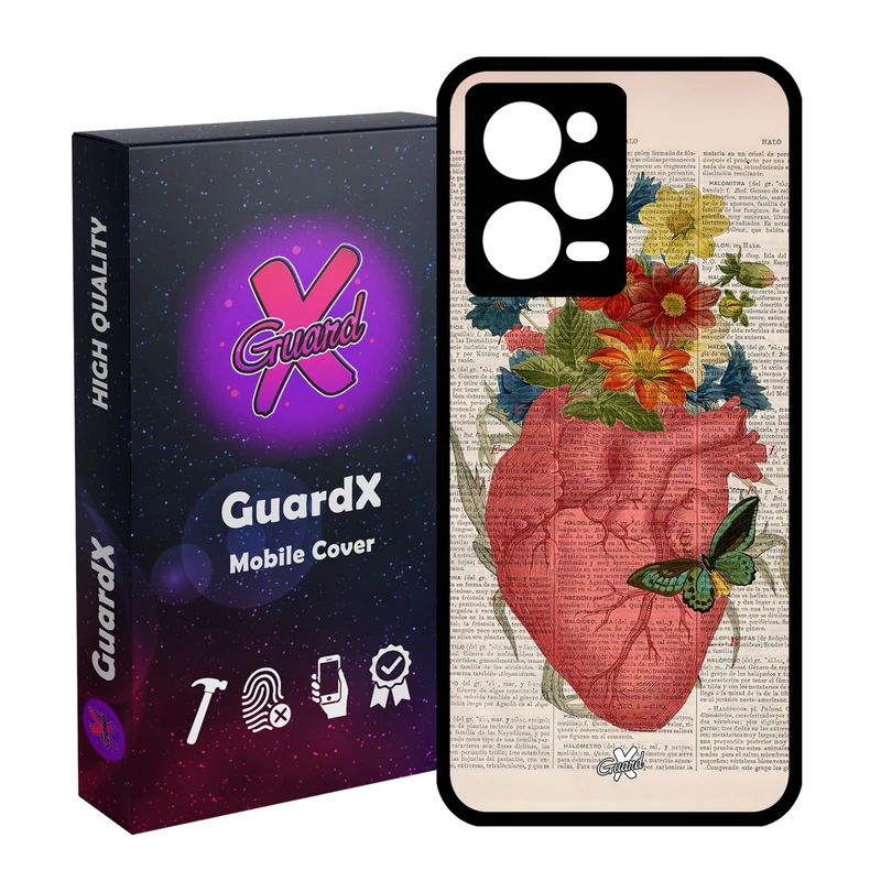 کاور گارد ایکس طرح قلب مدل Glass10505 مناسب برای گوشی موبایل شیائومی Redmi Note 12 Pro 5G/Poco X5 Pro 5G/Note 12 Pro Pro speed