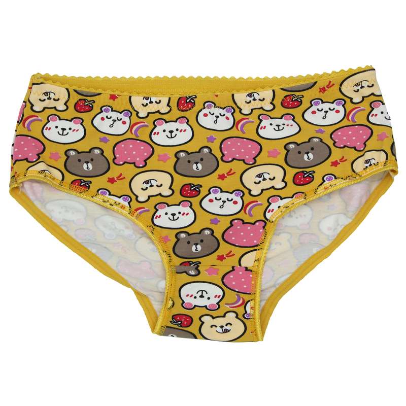 شورت دخترانه طرح خرسی مدل 100-YW