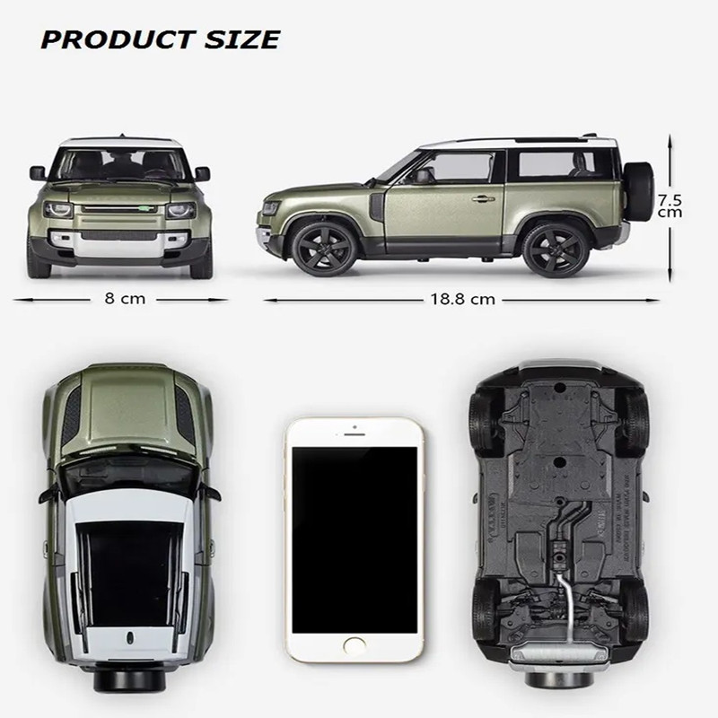 ماکت ماشین ولی مدل 2020 Land Rover Defender