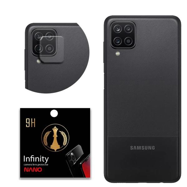 محافظ لنز دوربین سرامیکی اینفینیتی نانو مدل Star Pro Max مناسب برای گوشی موبایل سامسونگ Galaxy A12