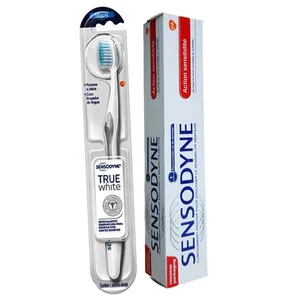خمیر دندان سنسوداین مدل Action Sensibilite حجم 75 میلی لیتر به همراه مسواک سنسوداین ترو وایت با برس نرم