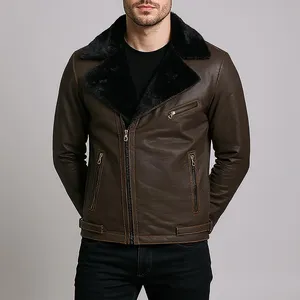 کت چرم مردانه مدل 29473
