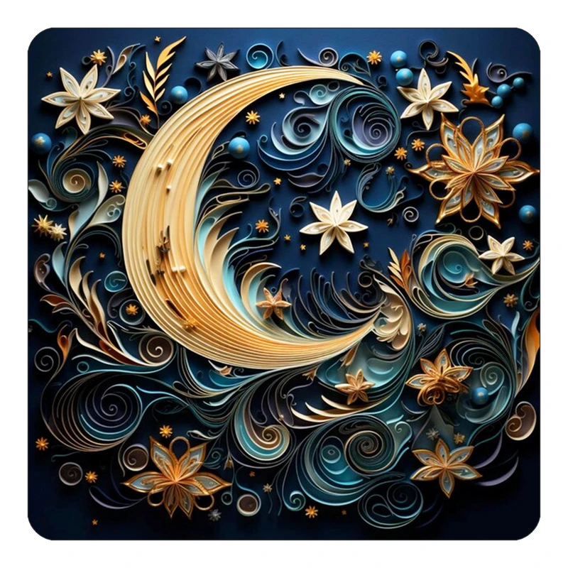 مگنت کاکتی طرح ماه و ستاره مدل mp51485